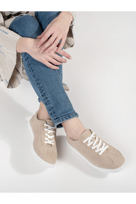 smilšu krāsas Apavi kedu modelī   smilšu krāsas Apavi kedu modelī