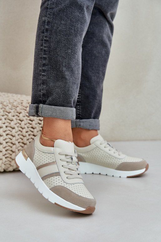     modeļa apavi sporta apavi  smilšu krāsas Norlexia