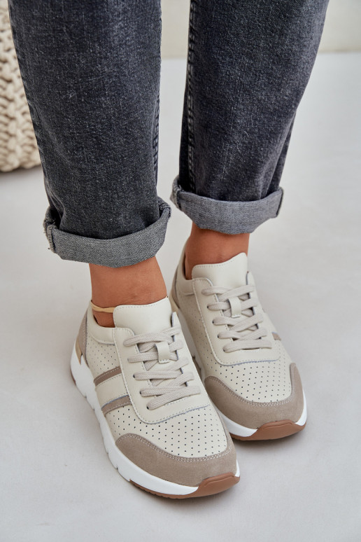     modeļa apavi sporta apavi  smilšu krāsas Norlexia