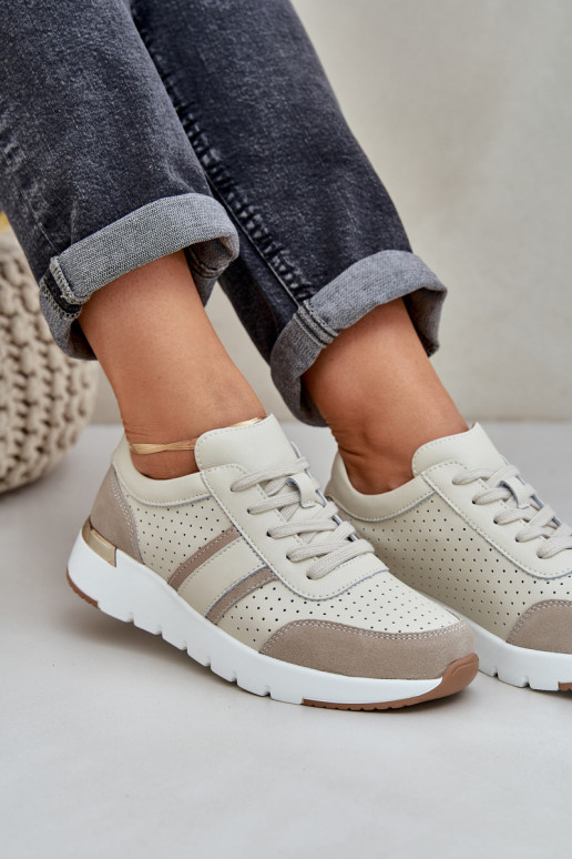     modeļa apavi sporta apavi  smilšu krāsas Norlexia