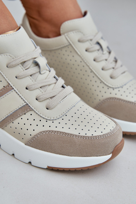     modeļa apavi sporta apavi  smilšu krāsas Norlexia