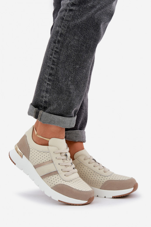     modeļa apavi sporta apavi  smilšu krāsas Norlexia