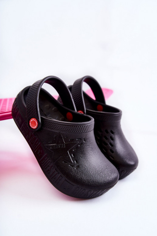 Bērnu apavi Vieglas čības  Big Star II375001 Melns Bērnu apavi Vieglas čības  Big Star II375001 Melns