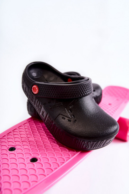 Bērnu apavi Vieglas čības  Big Star II375001 Melns Bērnu apavi Vieglas čības  Big Star II375001 Melns