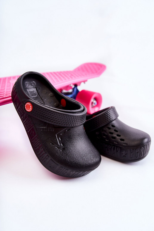 Bērnu apavi Vieglas čības  Big Star II375001 Melns Bērnu apavi Vieglas čības  Big Star II375001 Melns