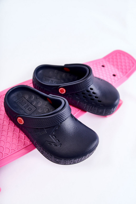 Bērnu apavi Vieglas čības  Big Star II375002 tumši zilas krāsas Bērnu apavi Vieglas čības  Big Star II375002 tumši zilas krāsas