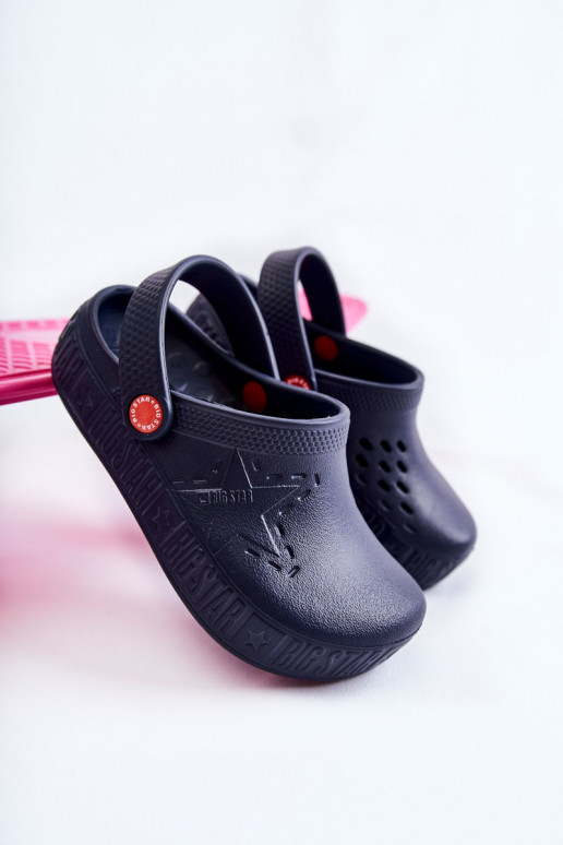 Bērnu apavi Vieglas čības  Big Star II375002 tumši zilas krāsas Bērnu apavi Vieglas čības  Big Star II375002 tumši zilas krāsas