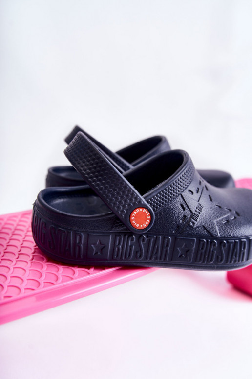 Bērnu apavi Vieglas čības  Big Star II375002 tumši zilas krāsas Bērnu apavi Vieglas čības  Big Star II375002 tumši zilas krāsas