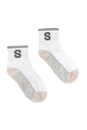 Zeķes Shelovet balta krāsa