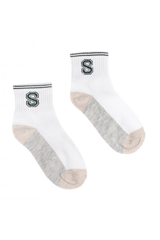 Zeķes Shelovet balta krāsa