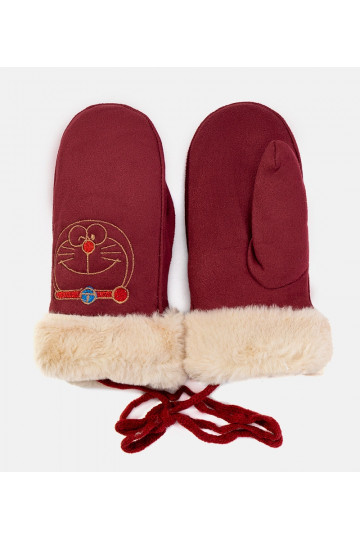 Burgundy Kitty bērnu cimdi