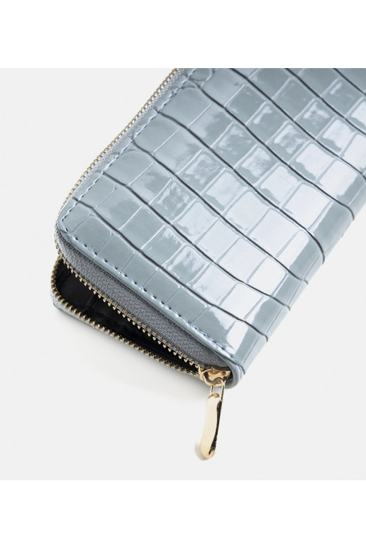 Spangler zils lakādas maks