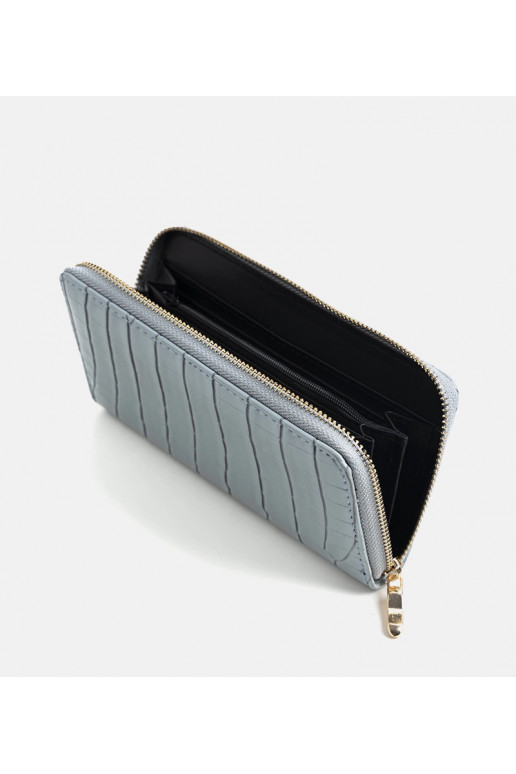 Spangler zils lakādas maks