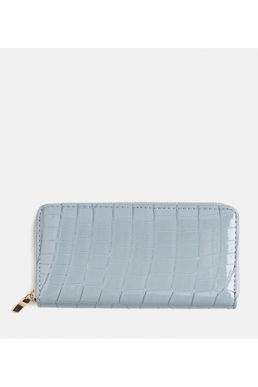 Spangler zils lakādas maks