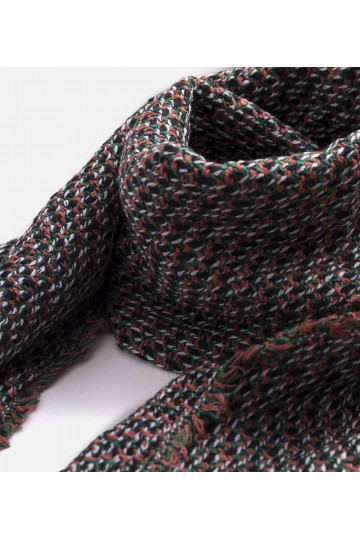 Aria zaļa oranža šalle 2