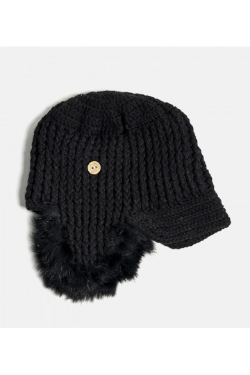 Melna Zora cepure ar austiņām 2