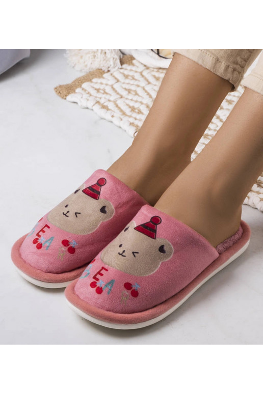 Rozā mīkstās Bear čības Rozā mīkstās Bear čības