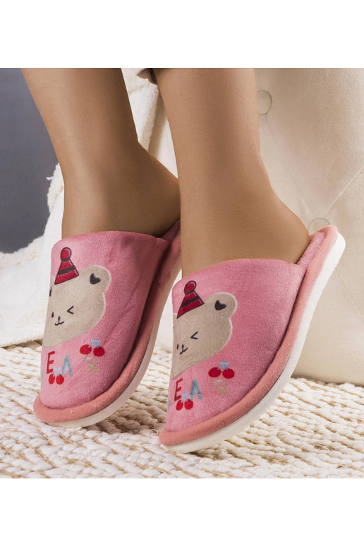 Rozā mīkstās Bear čības Rozā mīkstās Bear čības