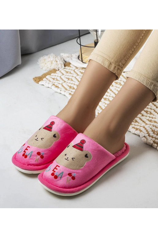 Tumši rozā mīkstās Bear čības Tumši rozā mīkstās Bear čības