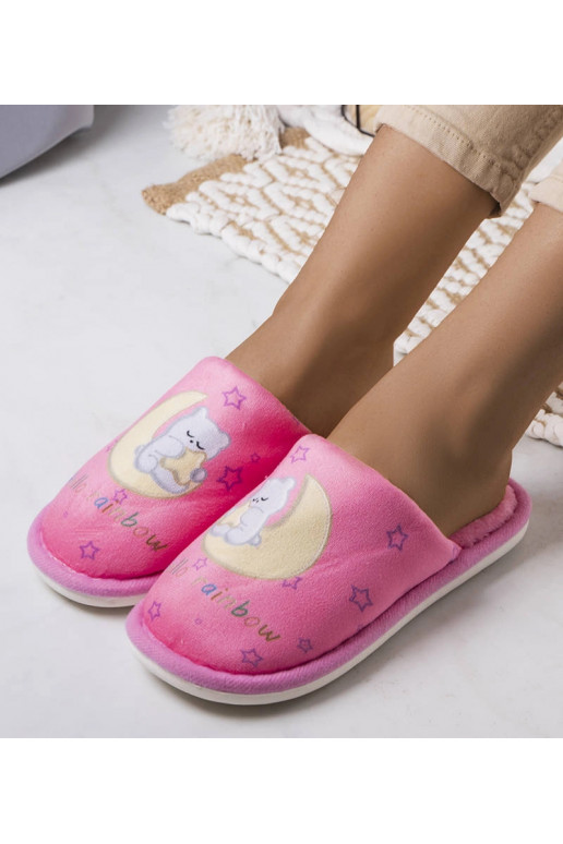 Varavīksnes mēness rozā mīkstās čības Varavīksnes mēness rozā mīkstās čības