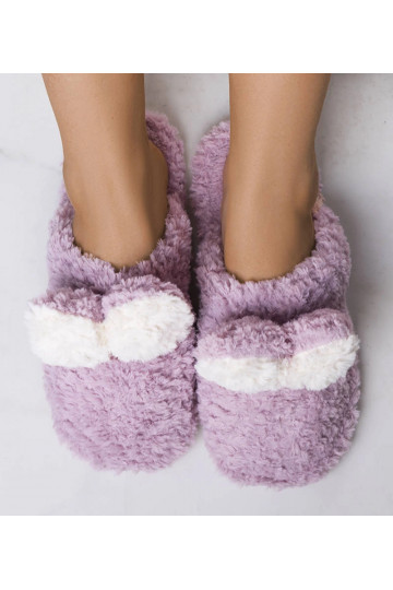 Zaķa mīkstas violetas čības 2