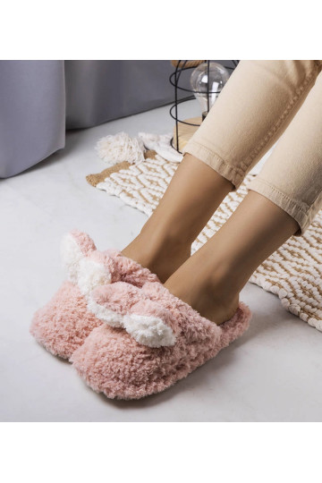 Zaķa rozā mīkstās čības 2