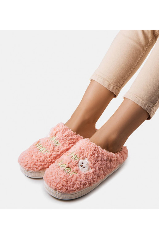 Mīkstas rozā čības Kāpēc Bear Mīkstas rozā čības Kāpēc Bear