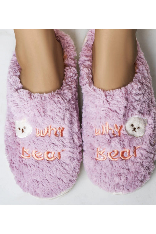 Violetas mīkstas čības Kāpēc Bear