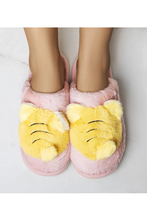 Bišu rozā un dzeltenas mīkstās čības Bišu rozā un dzeltenas mīkstās čības