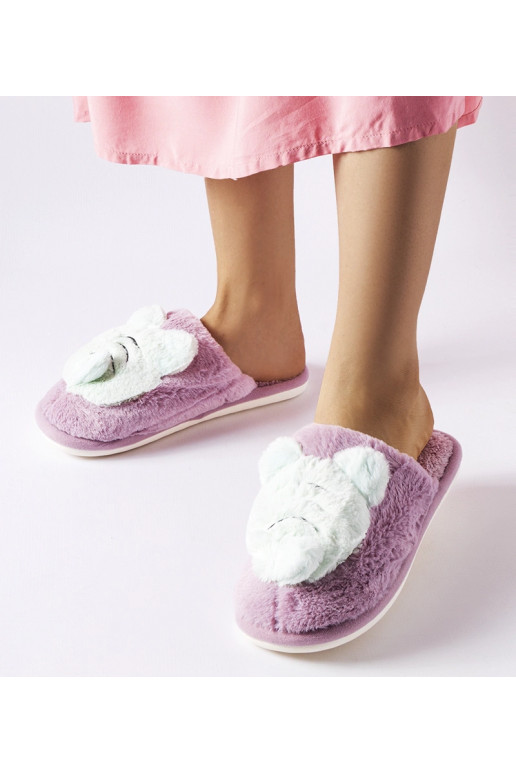 Bišu violetas un zaļas mīkstas čības Bišu violetas un zaļas mīkstas čības