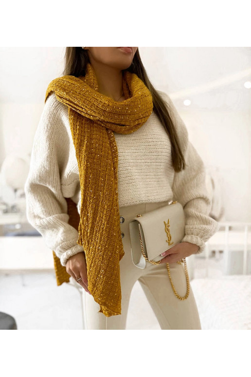 Khalil Yellow Polka Dot Šalle Khalil Yellow Polka Dot Šalle