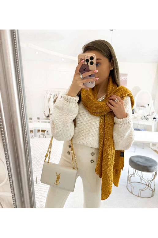 Khalil Yellow Polka Dot Šalle Khalil Yellow Polka Dot Šalle