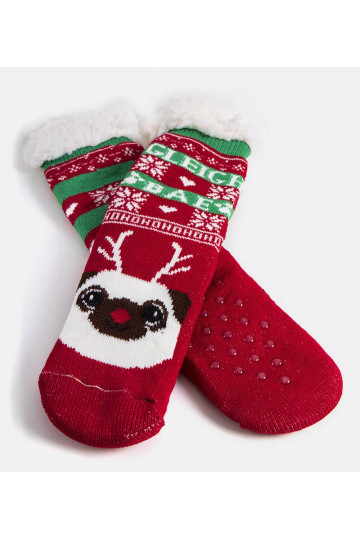 Sarkanas siltas zeķes ar... 2