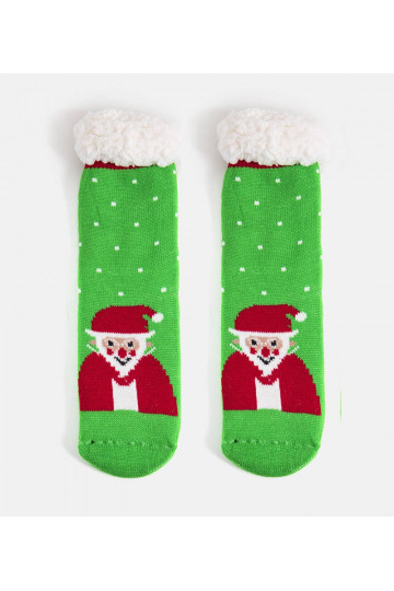 Zaļas ziemas zeķes ar...