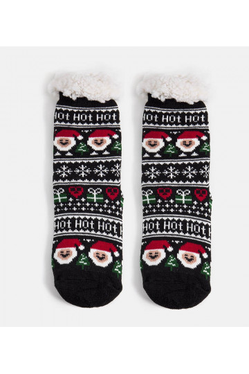 Melnas izolētas zeķes ar...