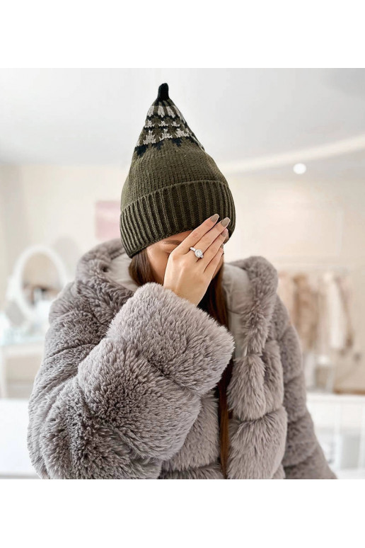 Tumši zaļa Abnera cepure