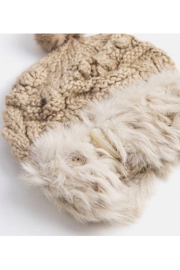 Brūna kažokādas cepure Danna