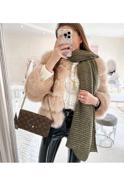 Khalil zaļa punktveida šalle