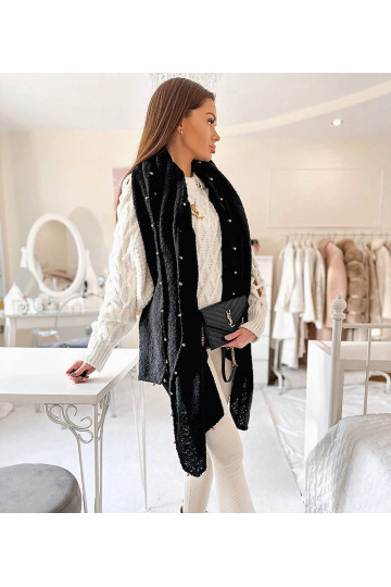 Ivonnas šalle ar melnām fāzēm