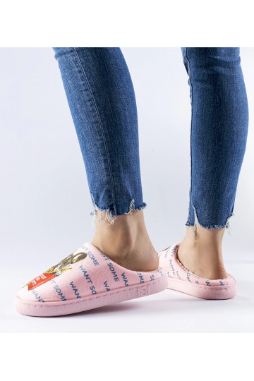 Rozā mīkstās frī čības 2