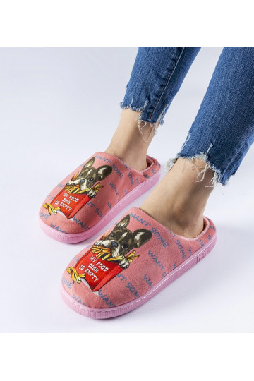 Tumši rozā, mīkstas frī čības