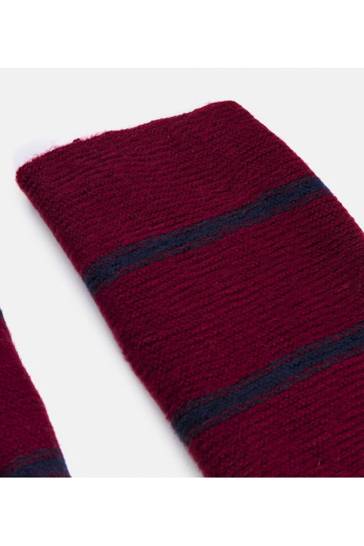 Burgundijas šalle ar jūras krāsas...