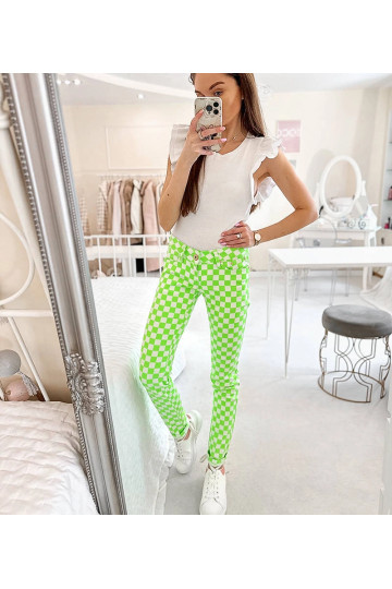 Zaļas Bler rūtainas auduma... 2