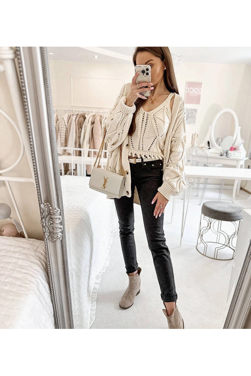 Pelēkas Chevrette auduma bikses Pelēkas Chevrette auduma bikses