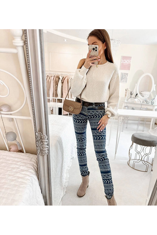 Zilas Turgeon šūtas bikses