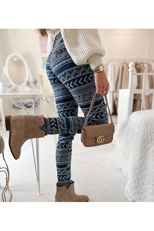 Zilas Turgeon šūtas bikses