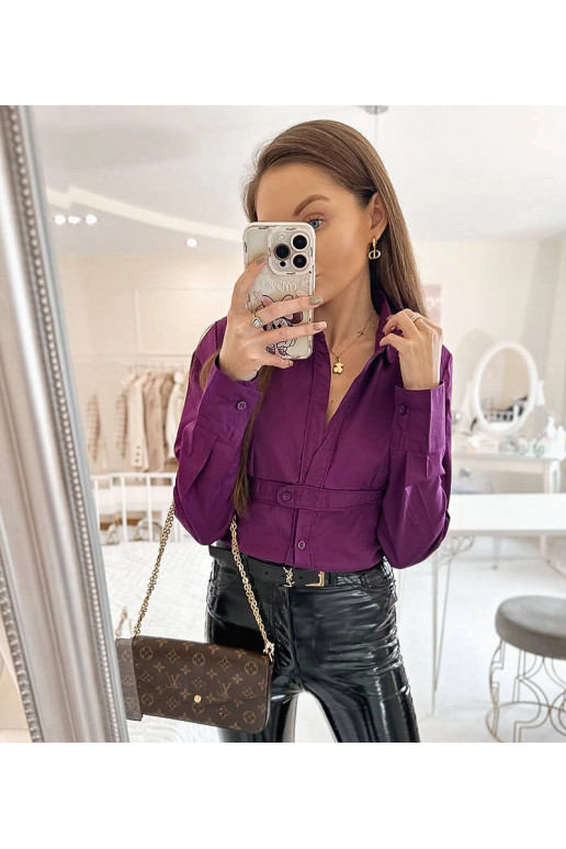 Babeti violets sieviešu krekls