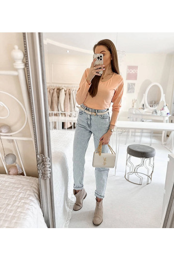 Rozā Langlais blūze ar V... 2