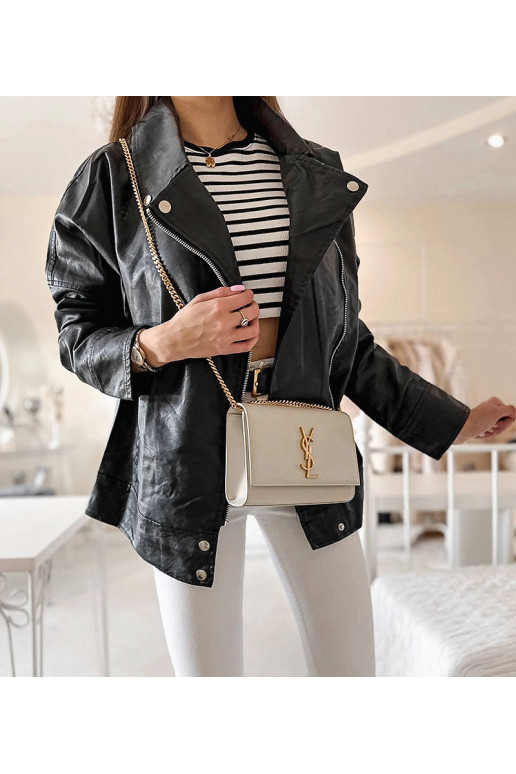 Melna baikeru jaka, eko-āda, Quennel