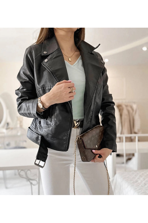 Melna Grégoire eko-ādas motociklistu... Melna Grégoire eko-ādas motociklistu...